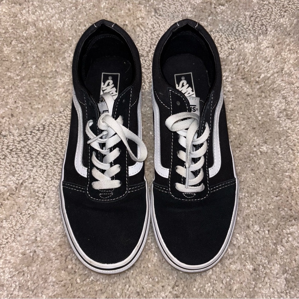 Vans Classic Black and White Sneakers